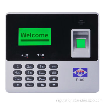 Fingerprint time attendance